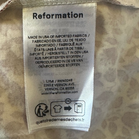 Reformation “Brayden” Floral Knit Midi Dress Small New With Tags! - Picture 13 of 13